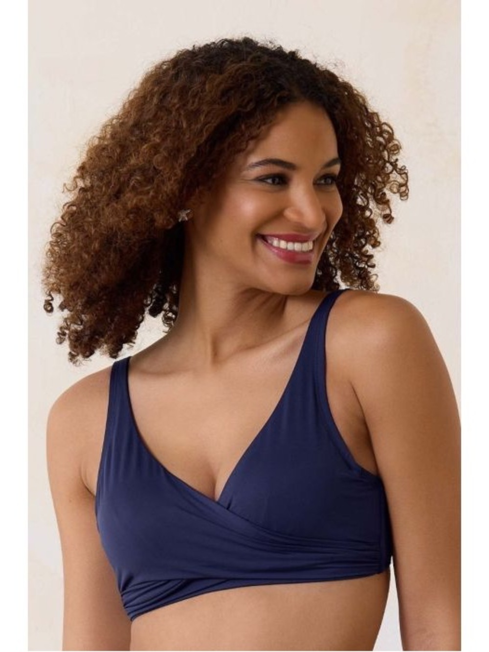 Tommy Bahama Pearl wrap front Bikini Top - Small - New